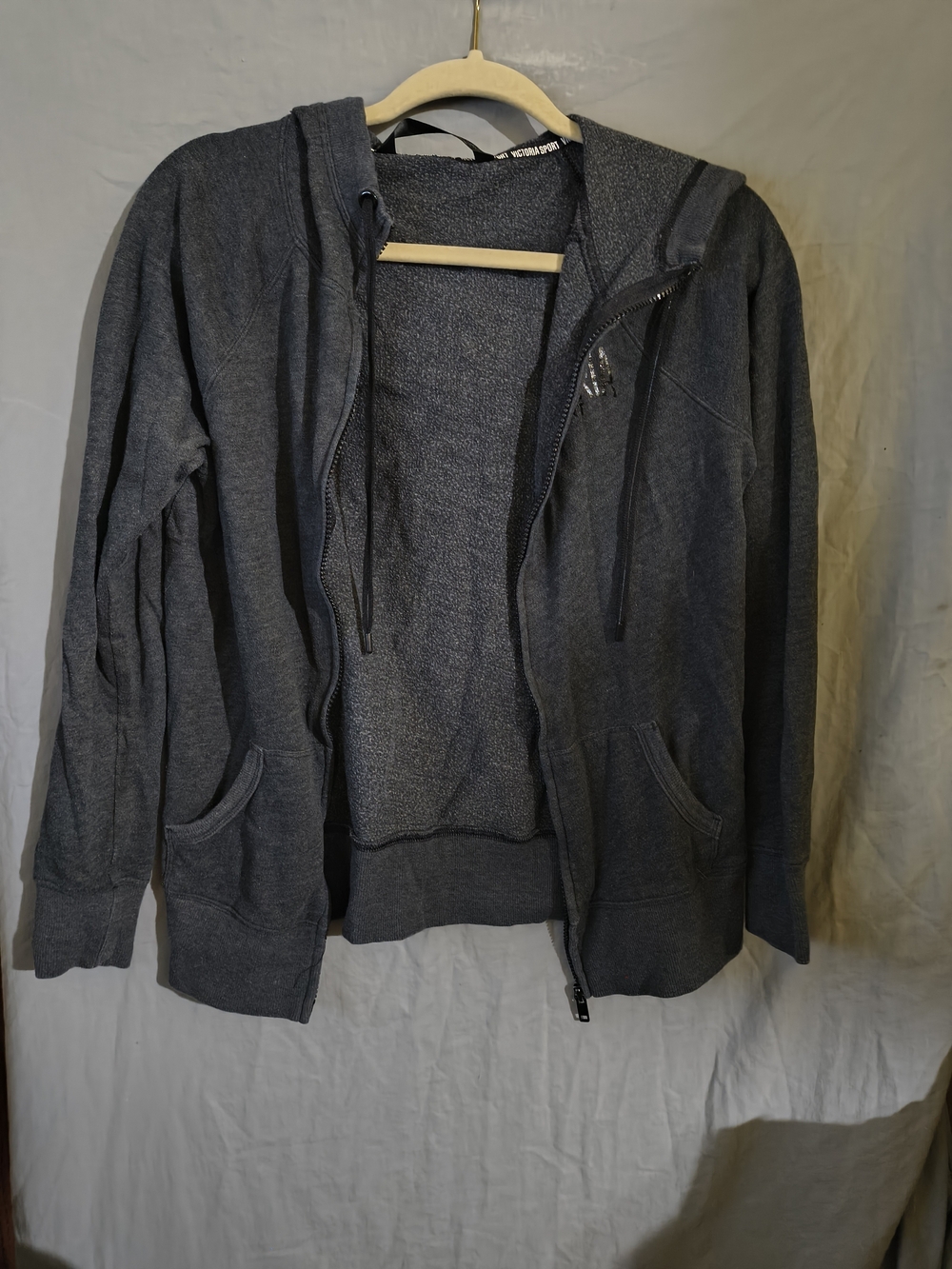 Victoria's Secret Charcoal Gray Zip Hoodie